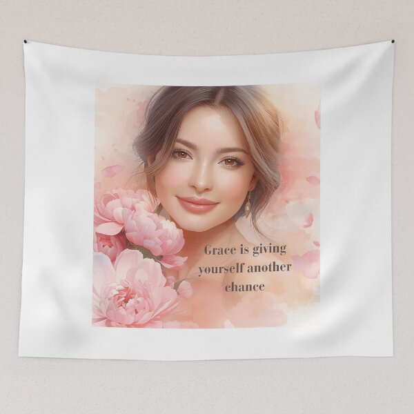 Item preview, Grace – Self-Forgiveness Quote Art designed and sold by Boski22.
