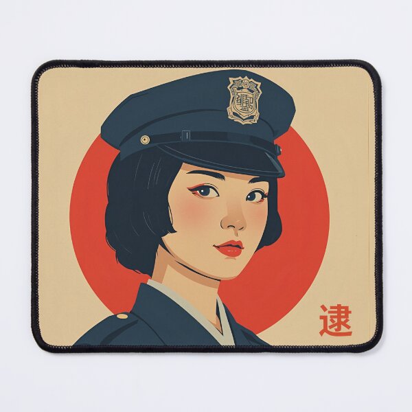 Item preview, Vintage Japanese policewoman designed and sold by Vintage City.