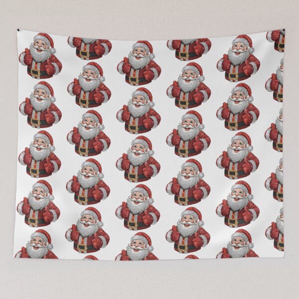 Item preview, Rhinestone Santa Claus Thumbs Up | Sparkly Christmas Cartoon Design designed and sold by lalunami.