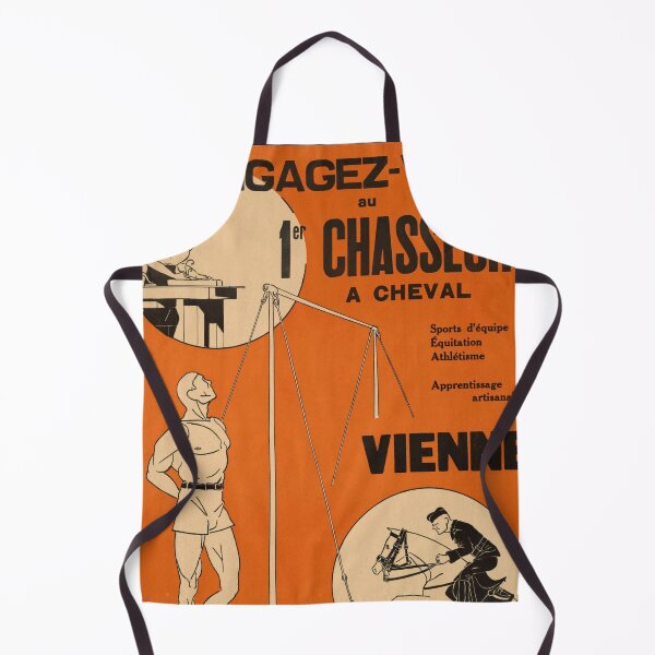 Item preview, Vintage French Recruitment Poster | 1st Horse Hunters Cavalry Art | Bold Orange & Black Design | Art Deco Style Print designed and sold by artofuniverse.