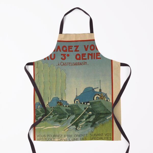 Item preview, Vintage French Military Recruitment Poster | 3rd Engineering Regiment Art | WWI History & Art Nouveau Style Print designed and sold by artofuniverse.