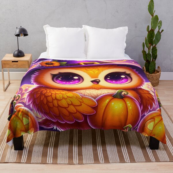 Item preview, Enchanting Owl & Pumpkin designed and sold by Jbl55.