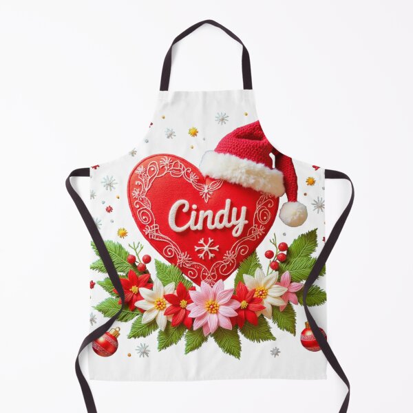 Item preview, Festive Cindy Embroidered Christmas Design designed and sold by highvibz72.