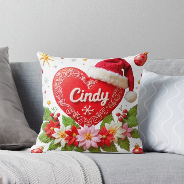 Artikelvorschau, Festliches Cindy-Weihnachtsstickerei-Design entworfen und verkauft von highvibz72.