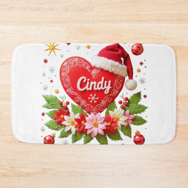 Item preview, Festive Cindy Embroidered Christmas Design  designed and sold by highvibz72.