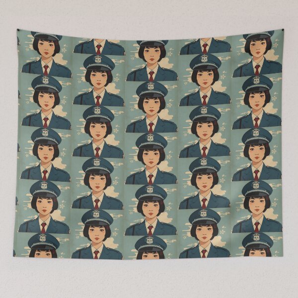 Item preview, Vintage policewoman designed and sold by Vintage City.