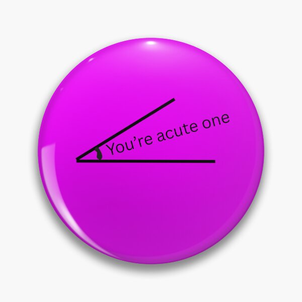 Item preview, You’re a Cute One – Funny Math Acute Angle Pun Design designed and sold by agdesigns33.