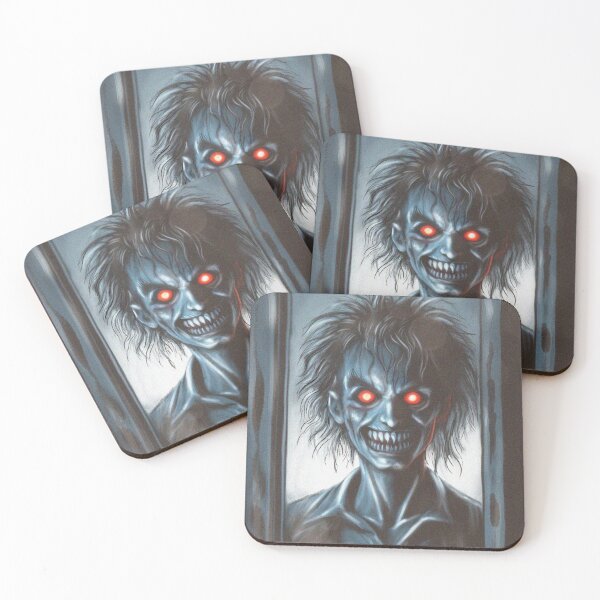 Item preview, Dark Man at the window creepy illustration designed and sold by Vintage Designs +.
