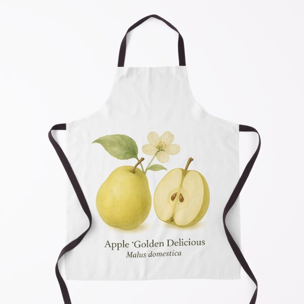 Item preview, Apple ‘Golden Delicious’ – Warm Pastel Botanical Illustration designed and sold by BloomKind.