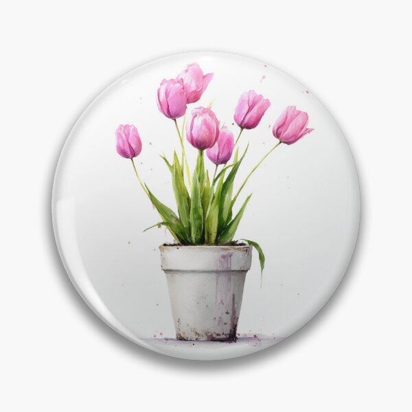 Item preview, Tulips in Watercolour designed and sold by BTNYBayCo.