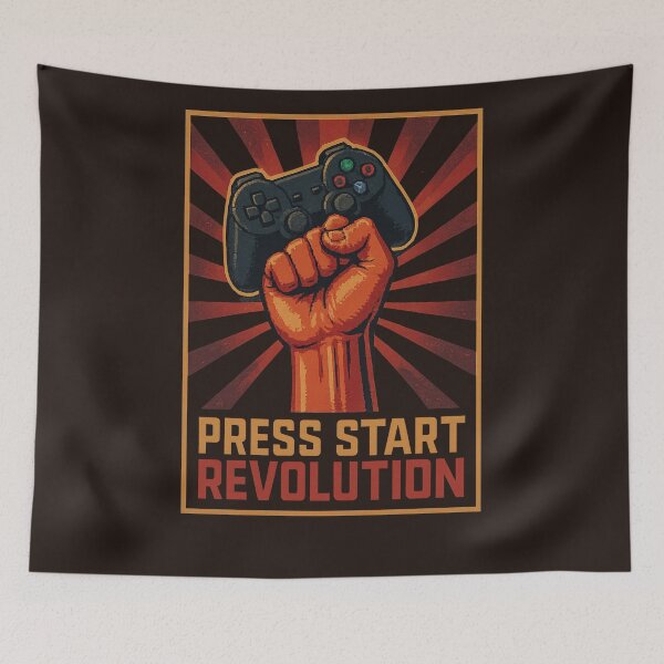 Item preview, Press Start Revolution — Full Grip Edition designed and sold by Cescocir1992.