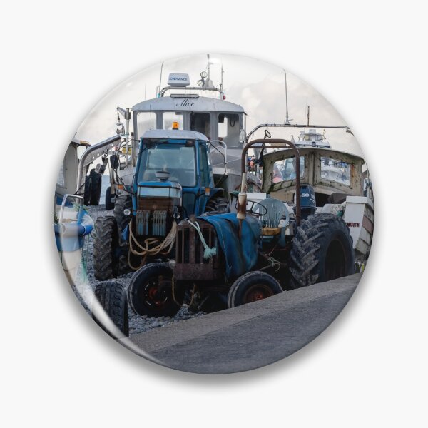 Item preview, Fishing boats and tractors on the beach designed and sold by yackers1.