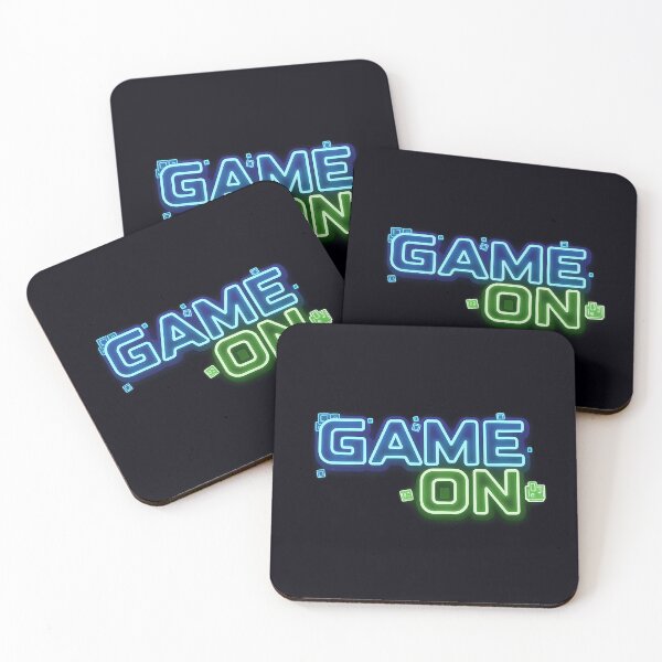 Item preview, Neon GAME ON Aesthetic | Retro 80s Gaming Synthwave T-Shirt & Sticker designed and sold by Mirkoniart.