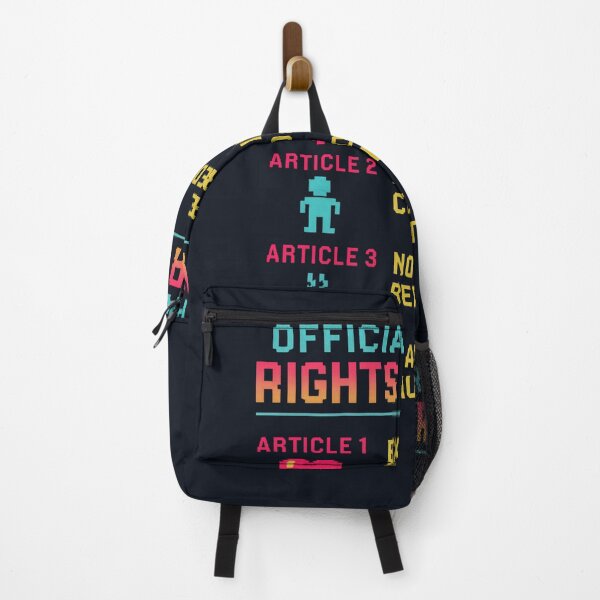 Item preview, Official Player Rights Charter — Neon Pixel Edition designed and sold by Cescocir1992.