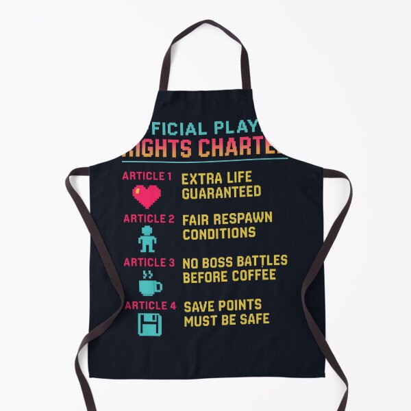 Item preview, Official Player Rights Charter — Neon Pixel Edition designed and sold by Cescocir1992.