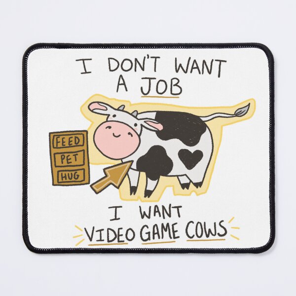 Item preview, Video Game Cows designed and sold by Brooke Makes Things.