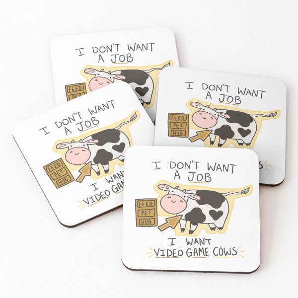 Item preview, Video Game Cows designed and sold by Brooke Makes Things.