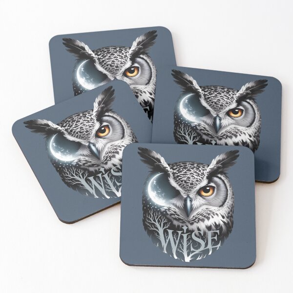 Item preview, WISE GUARDIAN – Owl of the Night Forest designed and sold by SomeoneFamiliar.