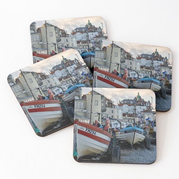 Item preview, Fishing boats on the beach designed and sold by yackers1.