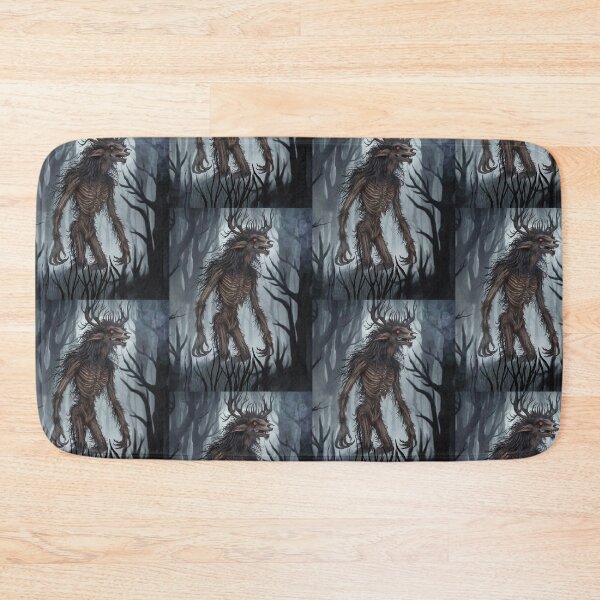 Item preview, Wendigo cryptid forest spirit illustration folklore art designed and sold by Vintage Designs +.