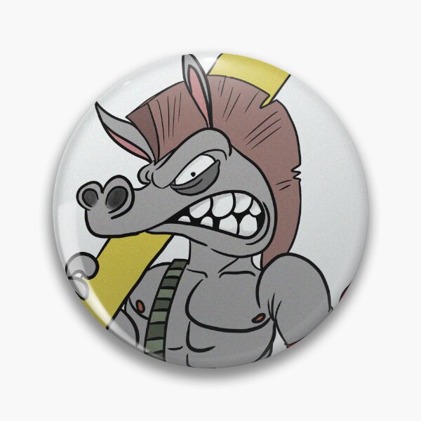 Item preview, Angry war horse carrying a nuke cartoon designed and sold by Vintage Designs +.