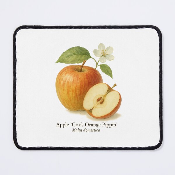 Item preview, Apple ‘Cox’s Orange Pippin’ – Vintage Orchard Botanical Illustration designed and sold by BloomKind.