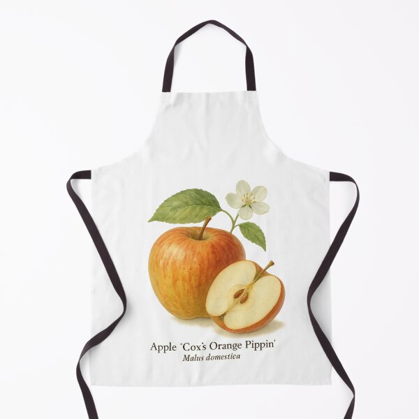 Item preview, Apple ‘Cox’s Orange Pippin’ – Vintage Orchard Botanical Illustration designed and sold by BloomKind.