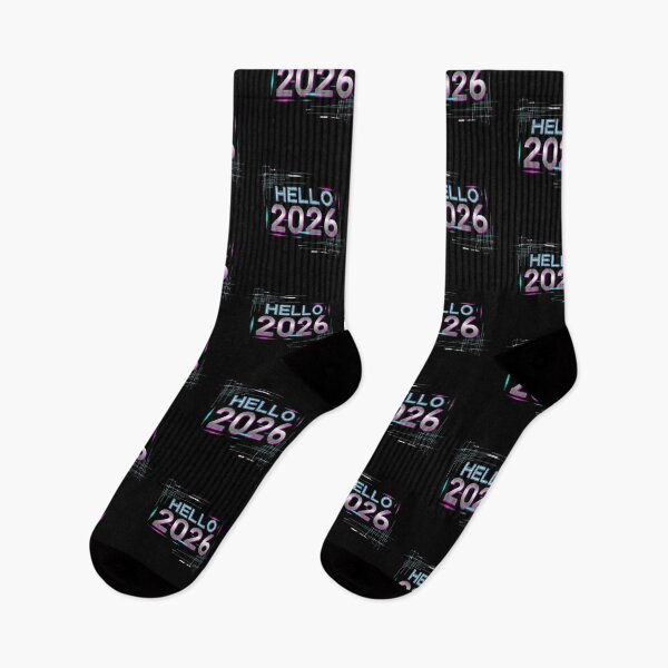 Item preview, Hello 2026 Y2K Tech Aesthetic T-Shirt | Retro Futurist New Year | 90s 2000s Cyberpunk Apparel designed and sold by Design_Your_Day.