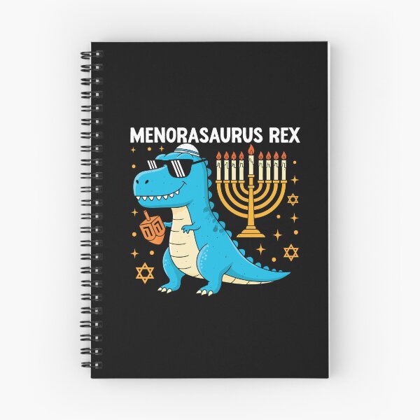 Item preview, Menorasaurus Hanukkah Dinosaur  -  Cute Blue T Rex designed and sold by WigOutlet.