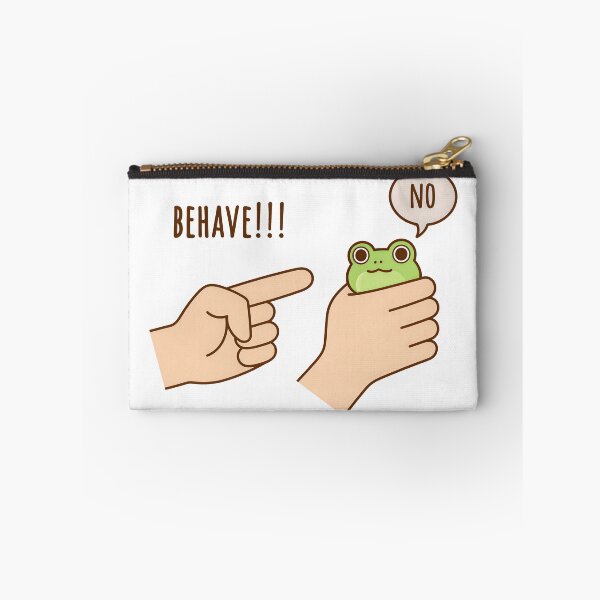 Item preview, Dishonest Frog Funny Frog Meme Behave No Cartoon designed and sold by gear-posters.
