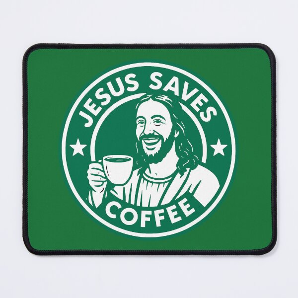 Item preview, Jesus Saves Coffee designed and sold by plushism.