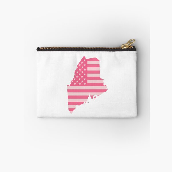 Item preview, Maine State Pop Pink Stars & Stripes – Trendy Pink designed and sold by Paper Drip.