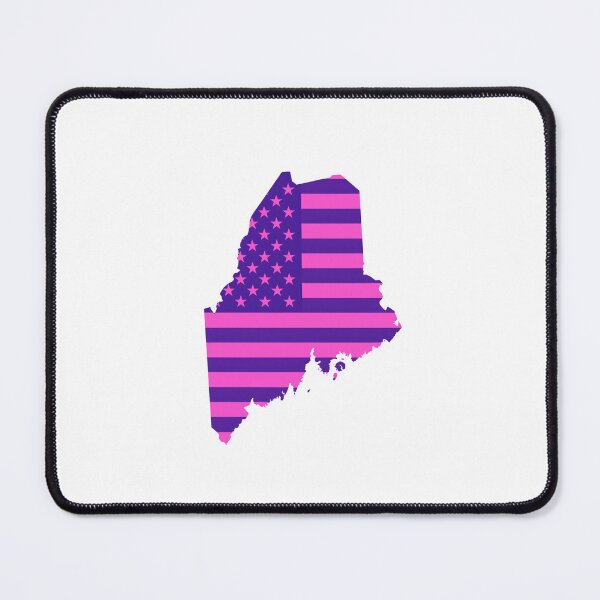 Item preview, Maine Pop Pink State Flag – Modern Fun Colors designed and sold by Paper Drip.