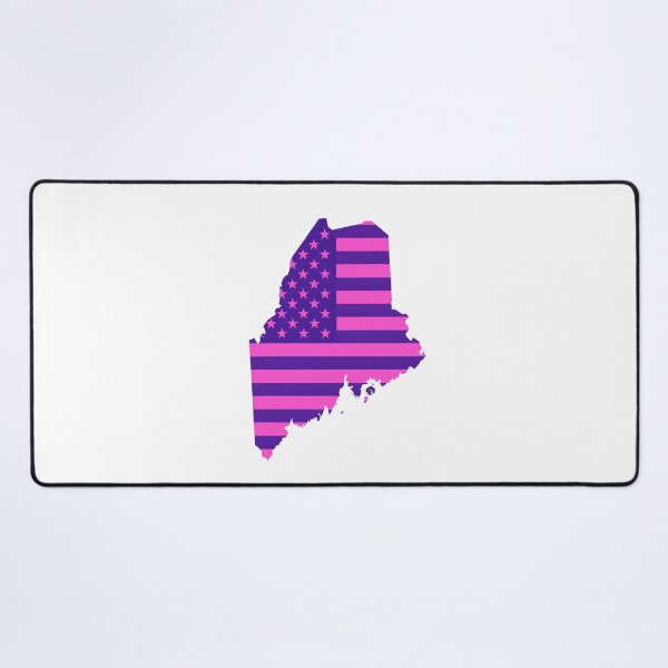 Item preview, Maine Pop Pink State Flag – Modern Fun Colors designed and sold by Paper Drip.