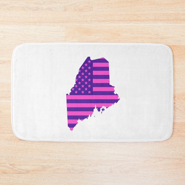 Item preview, Maine Pop Pink State Flag – Modern Fun Colors designed and sold by Paper Drip.