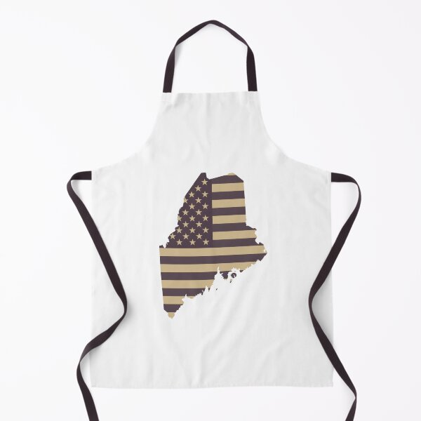 Item preview, Maine State Vintage Stars & Stripes – Brown and Gold designed and sold by Paper Drip.