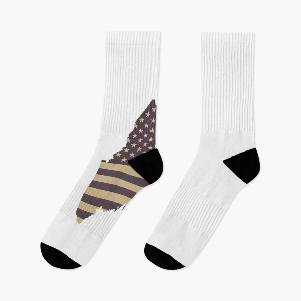 Item preview, Maine State Vintage Stars & Stripes – Brown and Gold designed and sold by Paper Drip.