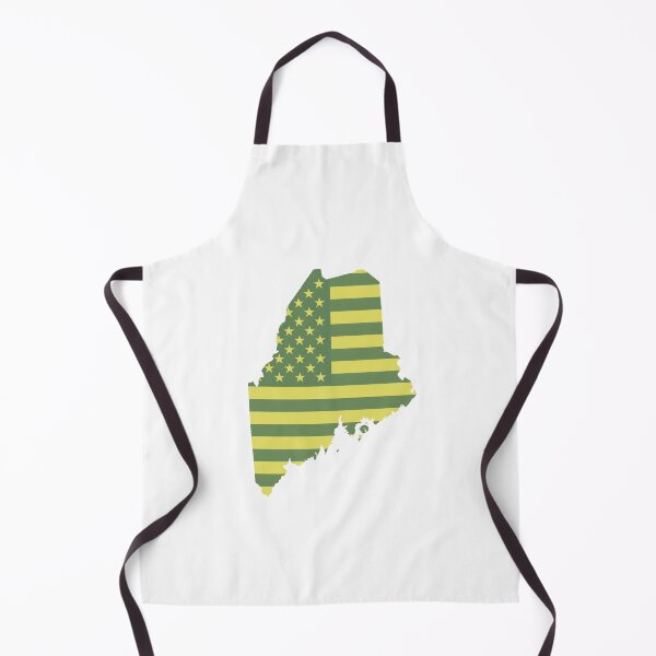 Item preview, Maine Vintage State Flag – Green & Gold Americana designed and sold by Paper Drip.