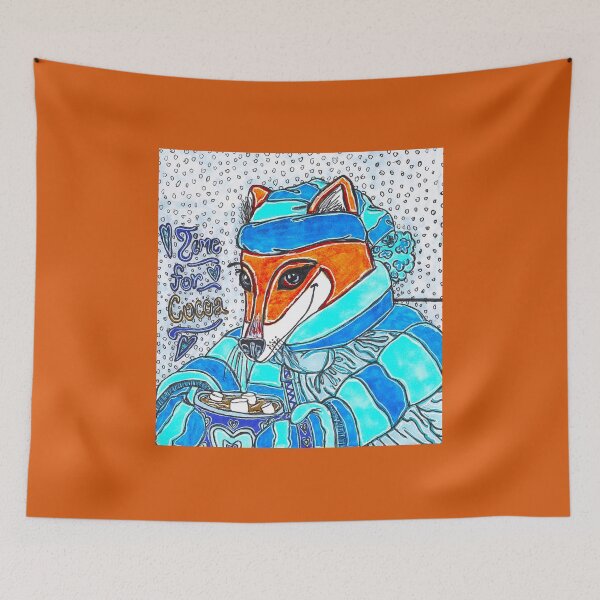 Item preview, Time for Cocoa, Fox! designed and sold by Michelle Mead.