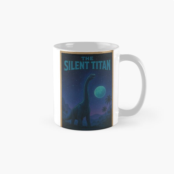 Item preview, The Silent Titan Under the Turquoise Moon. Dinosaur. designed and sold by JonelleTshirts.