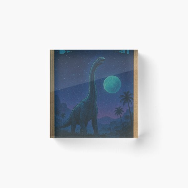 Item preview, The Silent Titan Under the Turquoise Moon. Dinosaur. designed and sold by JonelleTshirts.