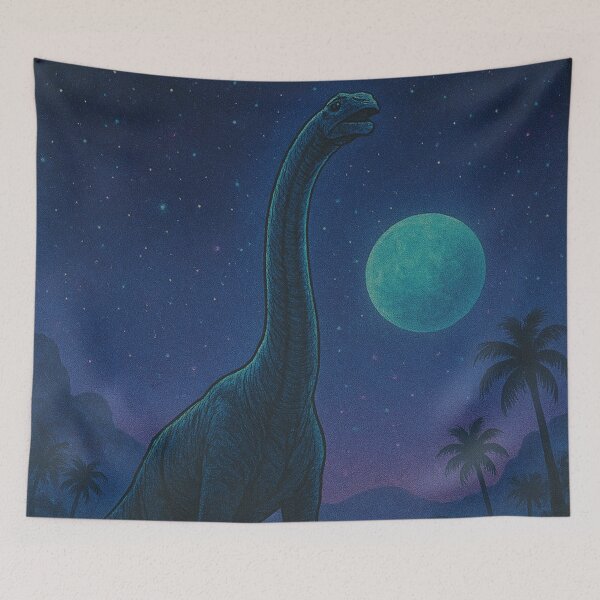 Item preview, The Silent Titan Under the Turquoise Moon. Dinosaur. designed and sold by JonelleTshirts.