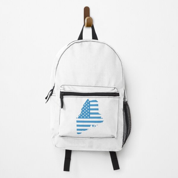 Item preview, Maine Stars & Stripes State Silhouette – Classic Americana designed and sold by Paper Drip.