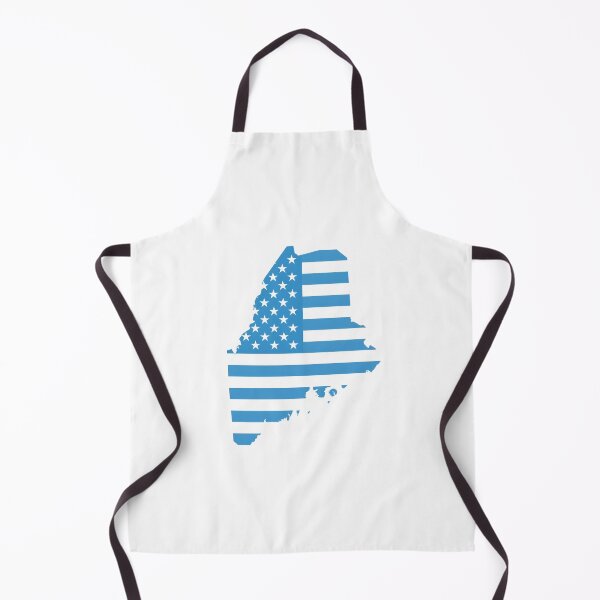 Item preview, Maine Stars & Stripes State Silhouette – Classic Americana designed and sold by Paper Drip.
