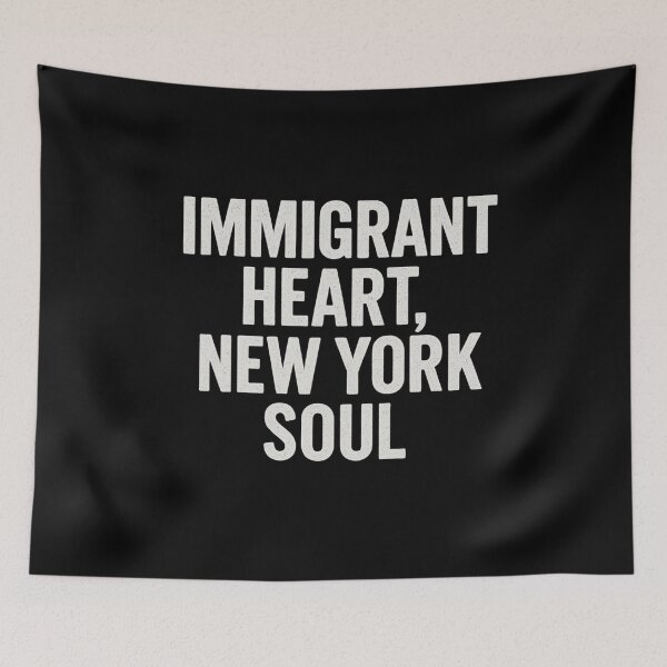 Item preview, Immigrant Heart, New York Soul Zohran Mamdani Inspired designed and sold by Meandmyshop.