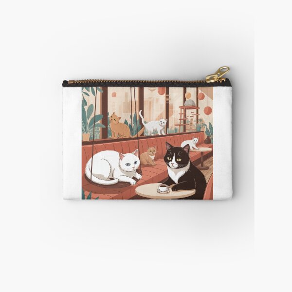 Item preview, cat drinks Sticker designed and sold by Thecloud5.