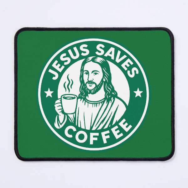 Item preview, Jesus Saves Coffee designed and sold by plushism.