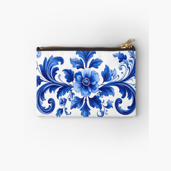 Artikelvorschau, Delfterblaues Blumenmuster – Klassisches niederländisches Design entworfen und verkauft von DutchView22.