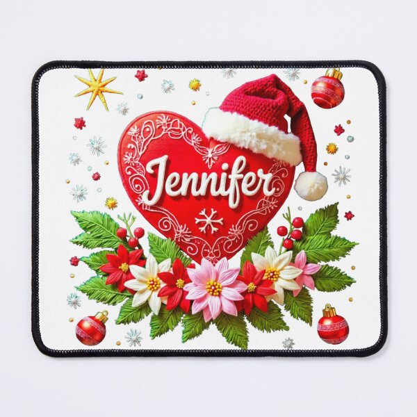 Item preview, Jennifer Embroidered Christmas Design designed and sold by highvibz72.
