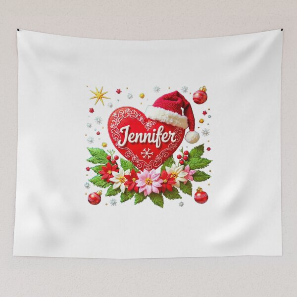 Item preview, Jennifer Embroidered Christmas Design designed and sold by highvibz72.
